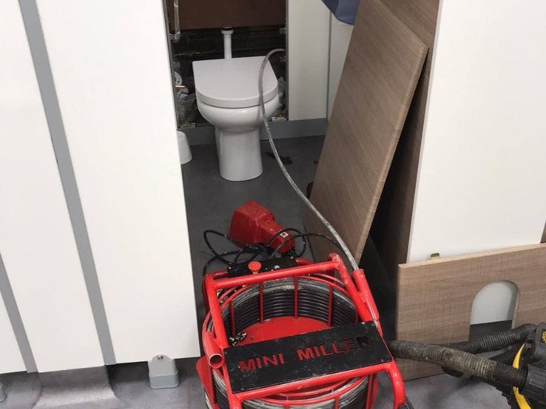 Fixing Blocked toilet