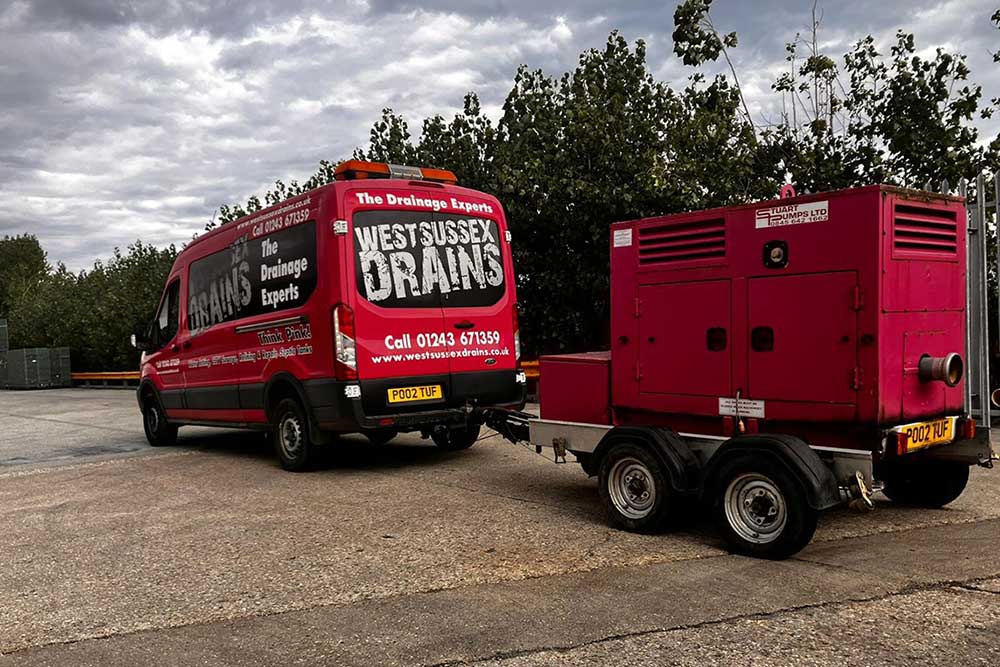 Professional drain unblocking equipment