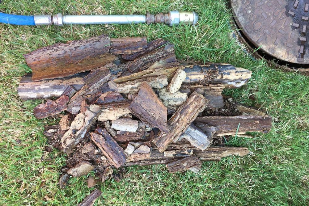 Descaled debris
